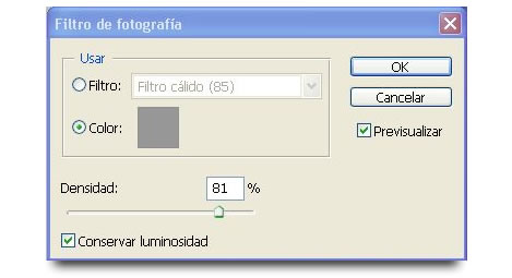 Filtro de Fotografia