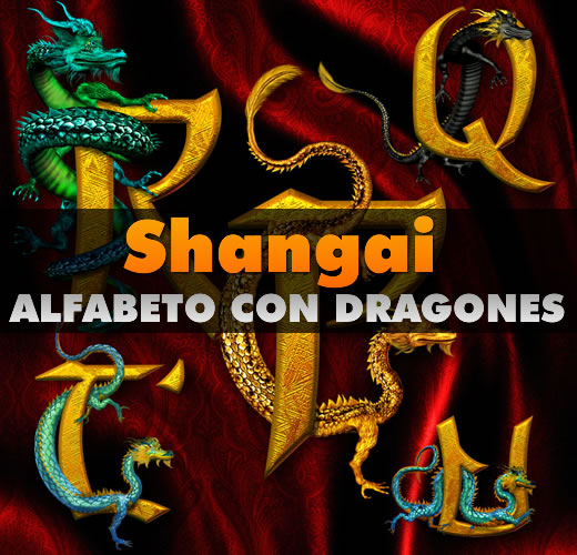 Alfabeto con dragones